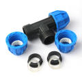 Watering Equipments 1pc 50mm 63mm PE Tee Connector Agricultural Greenhouse Irrigation System Garden Water Pipe Connectors Tube Fittings Quic